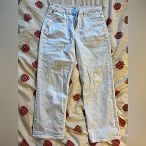 hudson straight crop jeans